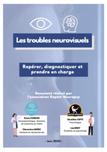 Livret sur les troubles neurovisuels écrit par Sylvie Chokron et Raptor neuropsy