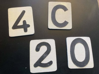 Lettres et Chiffres rugueux