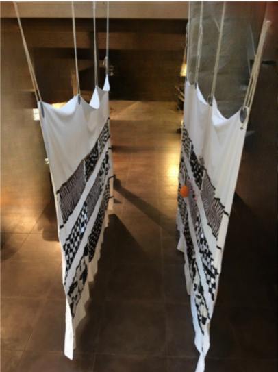 Couloir de marche avec stimulation visuelle