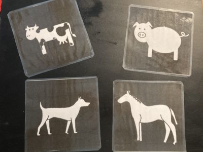 Analyse visuelle d'images bien contrastées