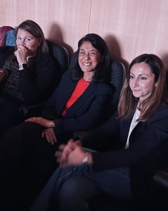 (de g. à dr.) Sophie Allard, Sylvie Chokron, Céline Perez Guillaumet